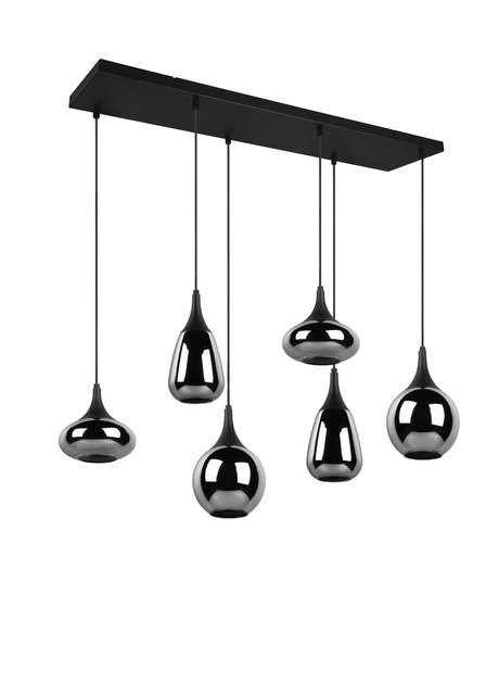 Lumina taklampe rektangel 6lys 85cm smoke, bilde 6 av 9