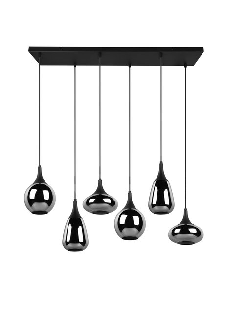 Lumina taklampe rektangel 6lys 85cm smoke, bilde 7 av 9