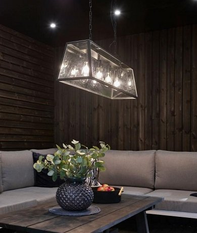 Dovre taklampe 100cm sort 2