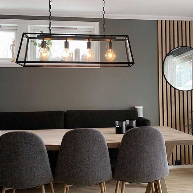 Dovre taklampe 100cm sort 1