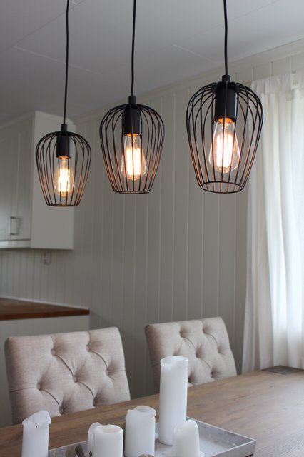 Newtown taklampe rekke 3lys 70cm sort 4