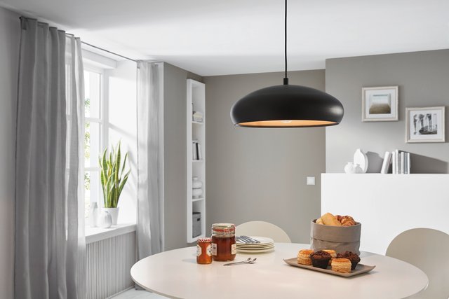 Mogano taklampe 40cm sort 3