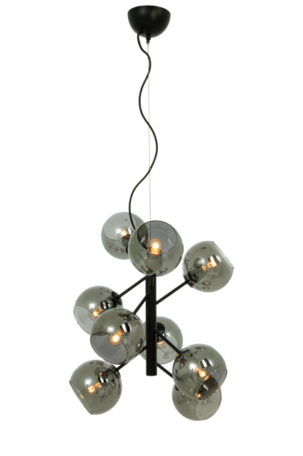 Atom taklampe 9lys smoke, bilde 1 av 1