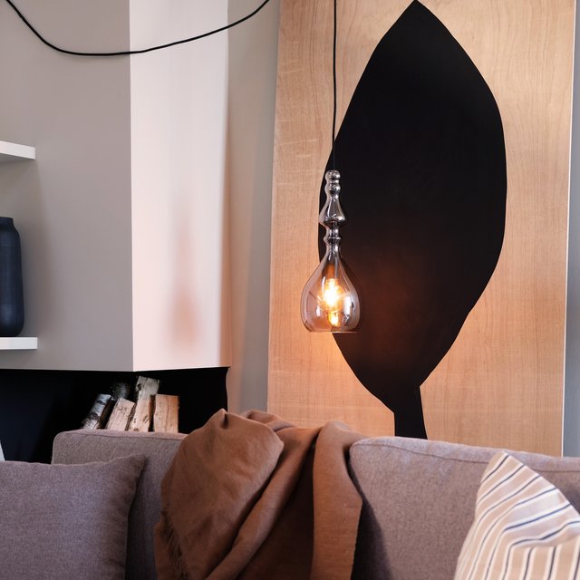 Lea taklampe 18cm smoke, bilde 1 av 3