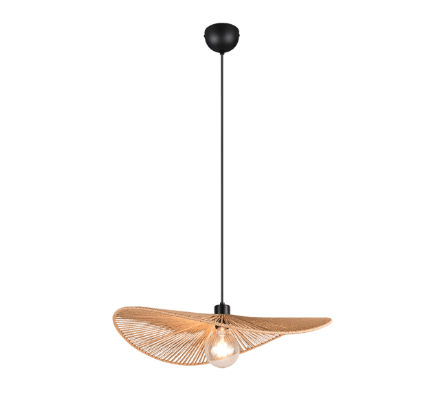Laurine taklampe 58cm brun, bilde 5 av 5