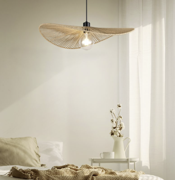 Laurine taklampe 58cm brun 1