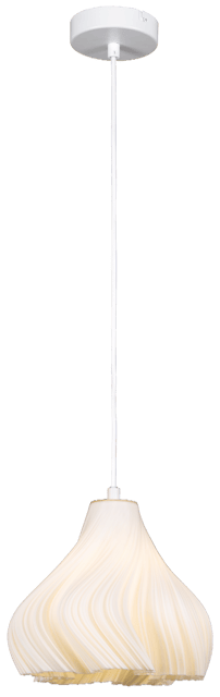 Elysian 3D Art taklampe 22cm hvit, bilde 3 av 5