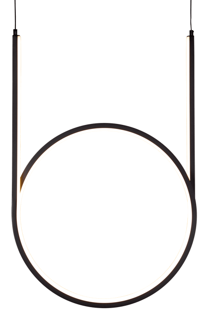 Gerald LED taklampe 44cm sort 2
