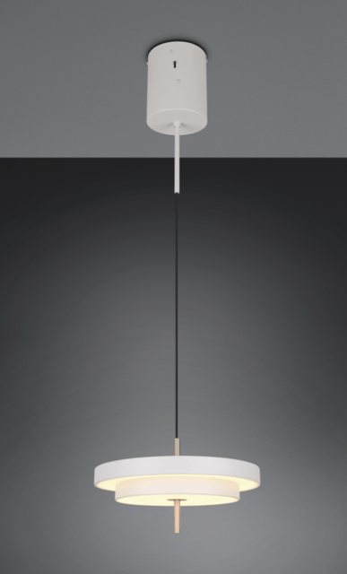 Keaton LED taklampe 40cm grå, bilde 3 av 6