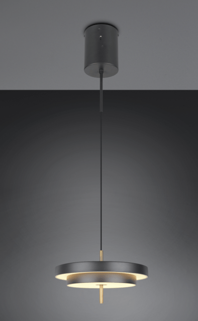 Keaton LED taklampe 40cm sort 2