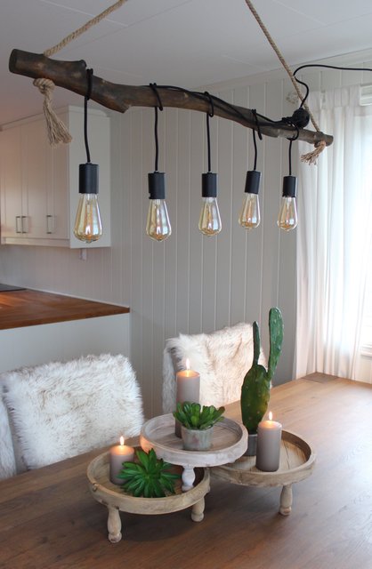 Branch taklampe 120cm brun, bilde 6 av 6