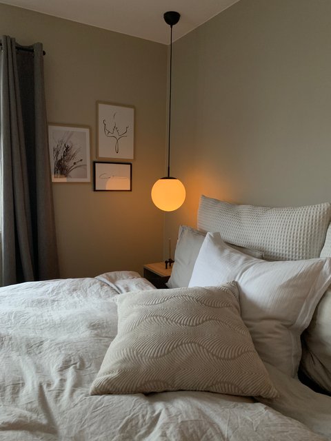 Ball taklampe 25cm hvit 4