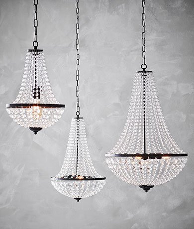 Gransø taklampe lyskrone 50cm krystall, bilde 3 av 4