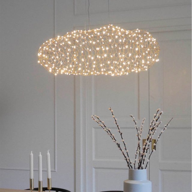 Hayden taklampe 75cm gull, bilde 1 av 4