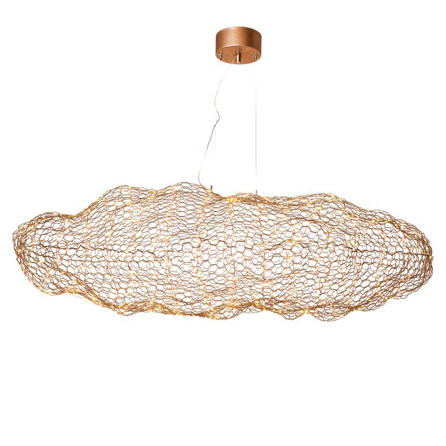 Hayden taklampe 115cm gull, bilde 3 av 6
