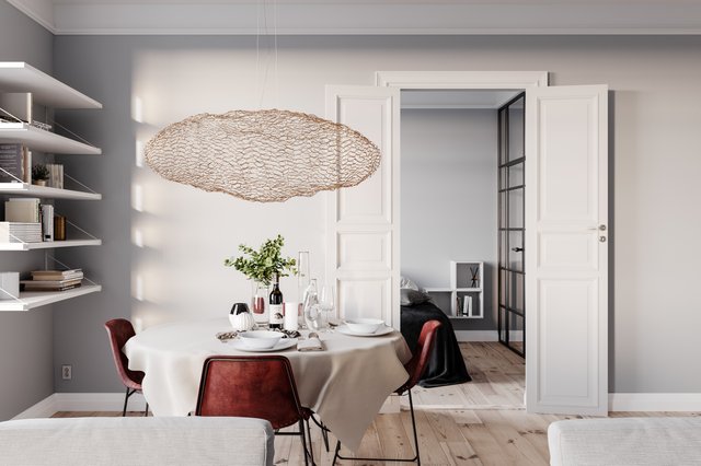 Hayden taklampe 115cm gull, bilde 4 av 6