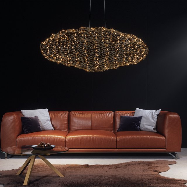 Hayden taklampe 115cm gull, bilde 6 av 6