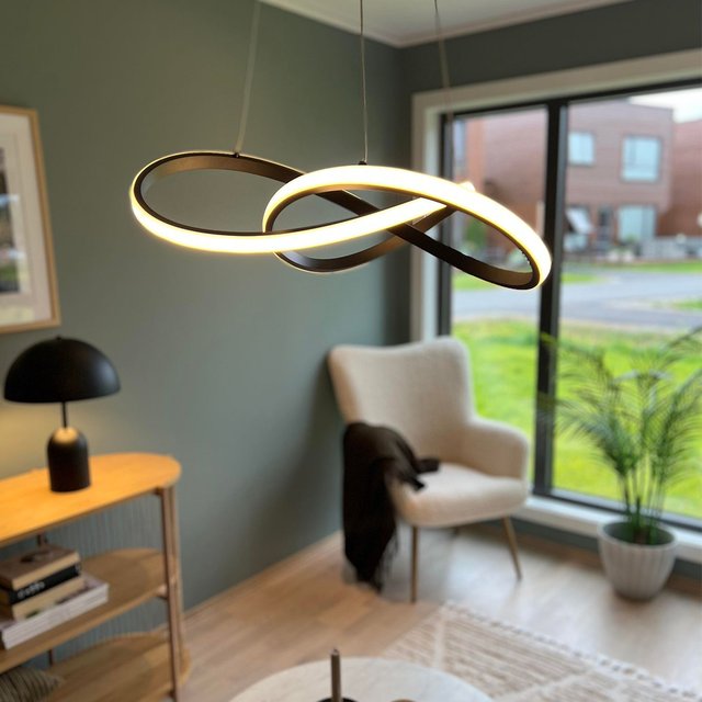 Manhatten LED taklampe 47cm sort 2