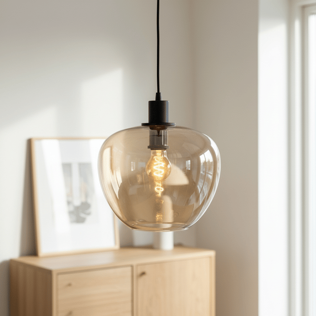 Kelly taklampe 29cm amber, bilde 1 av 6