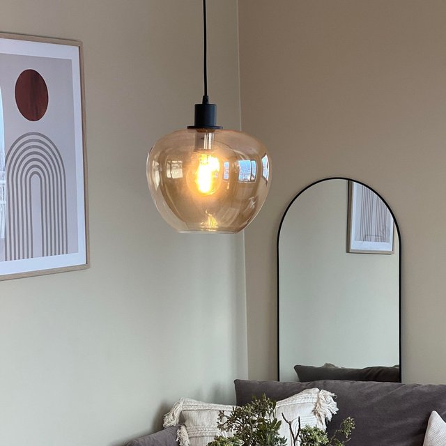 Kelly taklampe 29cm amber, bilde 2 av 6