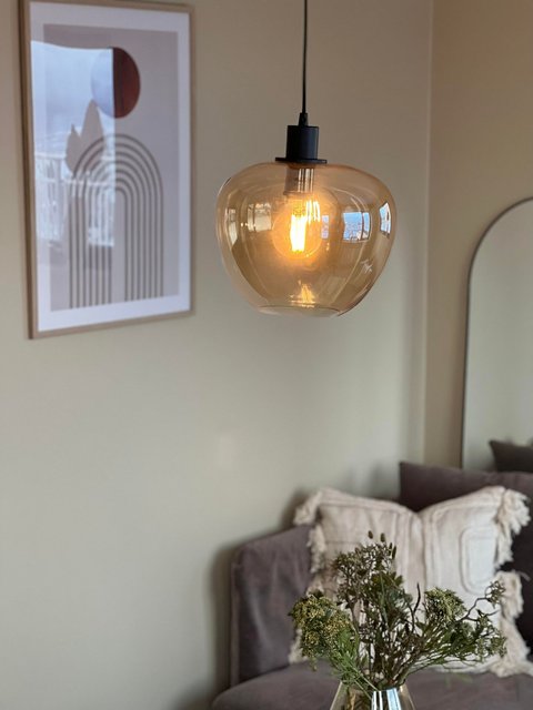 Kelly taklampe 29cm amber, bilde 3 av 6
