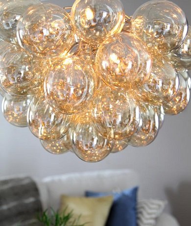 Gross taklampe 50cm amber, bilde 3 av 5