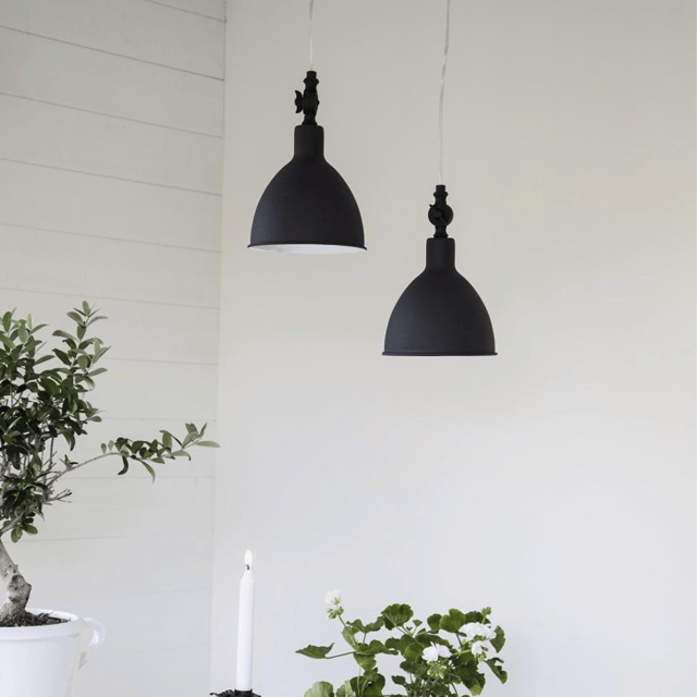 Bazar pendel 17cm sort, bilde 1 av 3