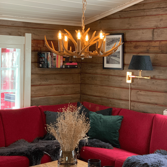 Gevir II taklampe 70cm brun, bilde 2 av 5