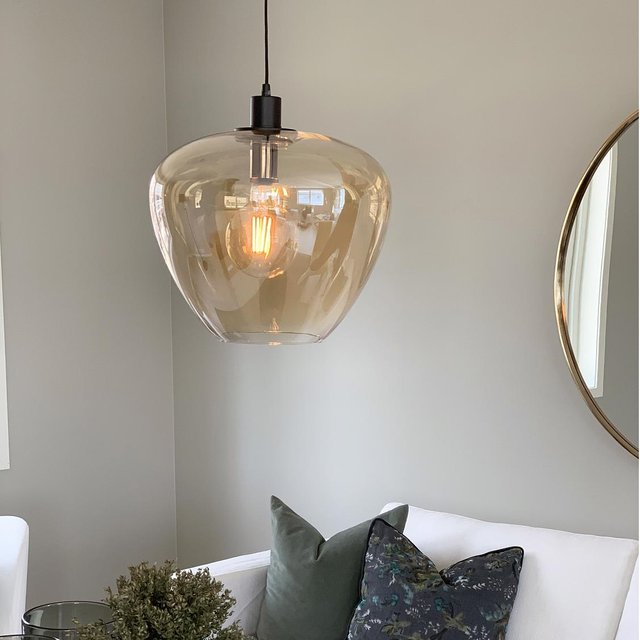 Kelly taklampe 40cm amber, bilde 1 av 3