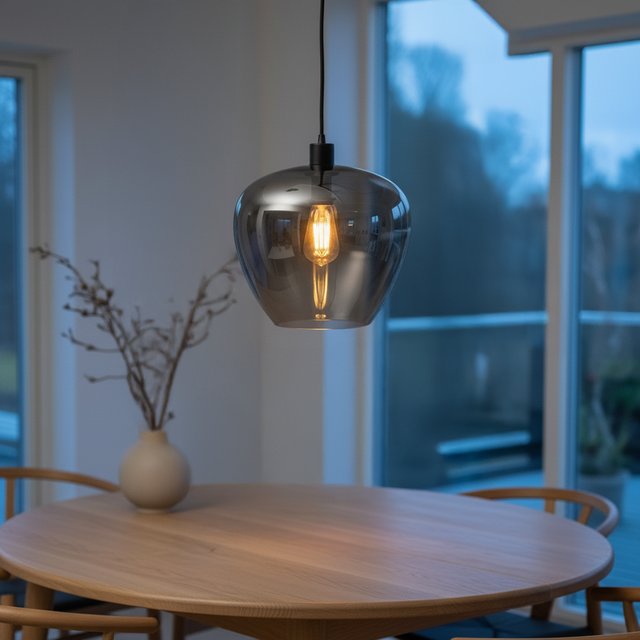 Kelly taklampe 40cm smoke 1
