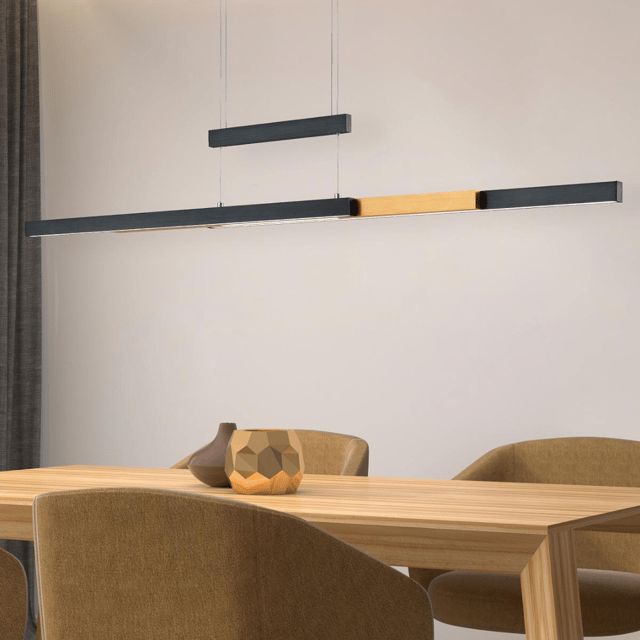 Trajan LED taklampe 150cm sort 1