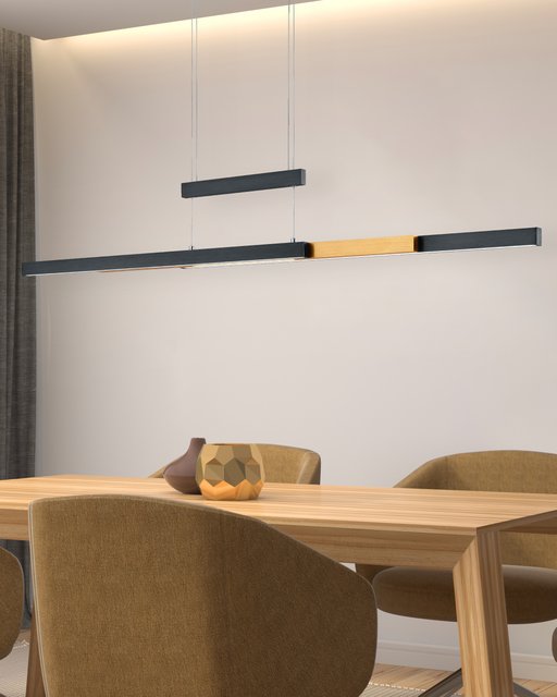 Trajan LED taklampe 150cm sort 2