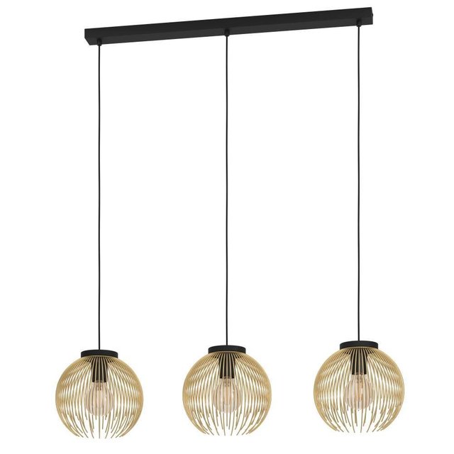Venezuela taklampe rekke 3lys 93cm gull, bilde 2 av 2