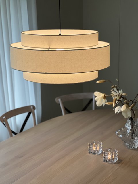 Trysil taklampe 65cm beige, bilde 7 av 8