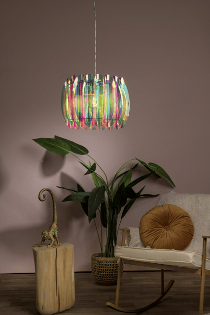Glinstar taklampe 40cm flerfarget, bilde 4 av 5