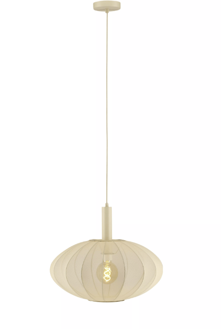 Corina taklampe 50cm beige 2