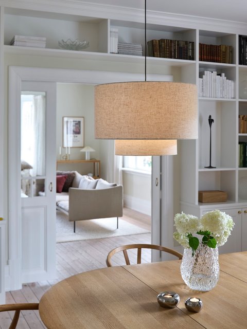 Blefjell taklampe 50cm beige 2