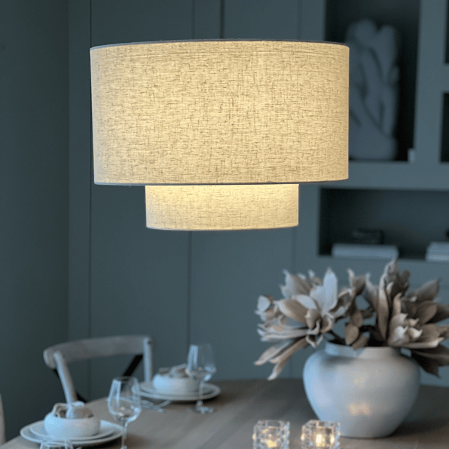 Blefjell taklampe 50cm beige 4
