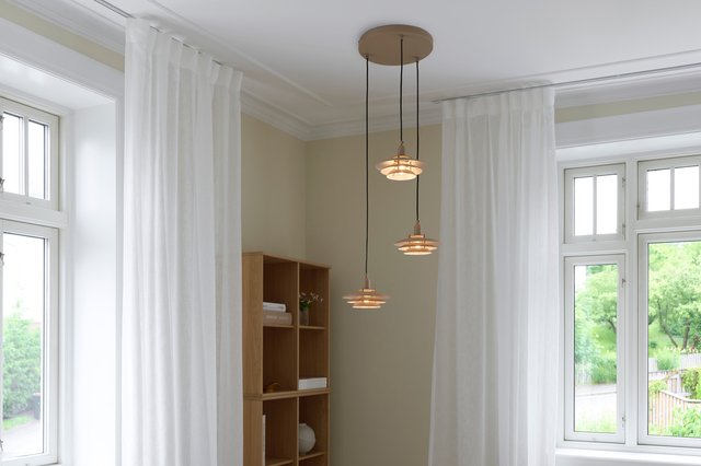 Joakim taklampe rondell 3lys 44cm beige 4
