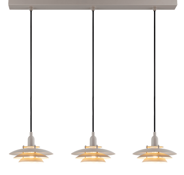 Joakim taklampe rekke 3lys 90cm beige, bilde 3 av 3
