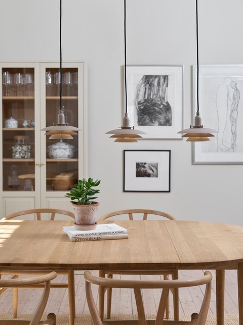 Joakim taklampe rekke 3lys 90cm beige, bilde 2 av 3