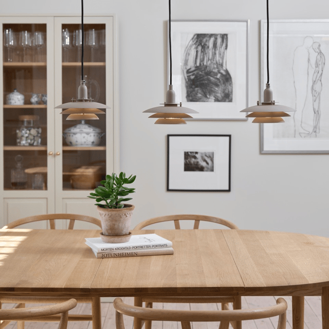Joakim taklampe rekke 3lys 90cm beige, bilde 1 av 3