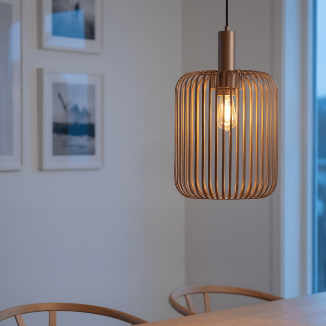 Maritza taklampe 32cm champagne, bilde 1 av 5