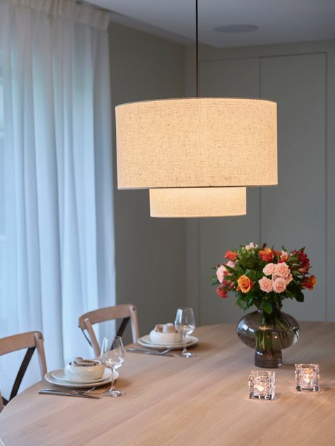 Blefjell taklampe 3m oppheng 50cm beige 2