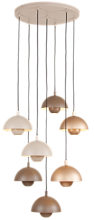 Mycena taklampe rondell 7lys 350cm oppheng flerfarget, bilde 2 av 5