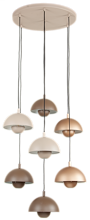 Mycena taklampe rondell 7lys 350cm oppheng flerfarget, bilde 3 av 5