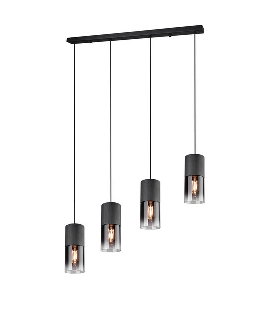 Robin taklampe rekke 4lys 80cm smoke, bilde 3 av 6