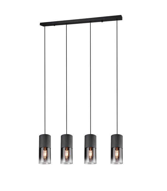 Robin taklampe rekke 4lys 80cm smoke, bilde 5 av 6