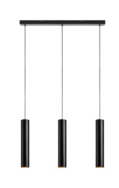 Ruben taklampe rekke 3lys 85cm sort 3