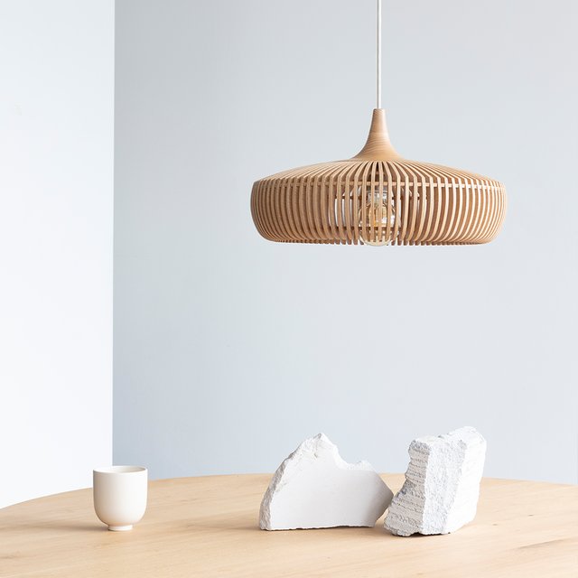 Clava Dine Wood taklampe 43cm natur, bilde 1 av 3
